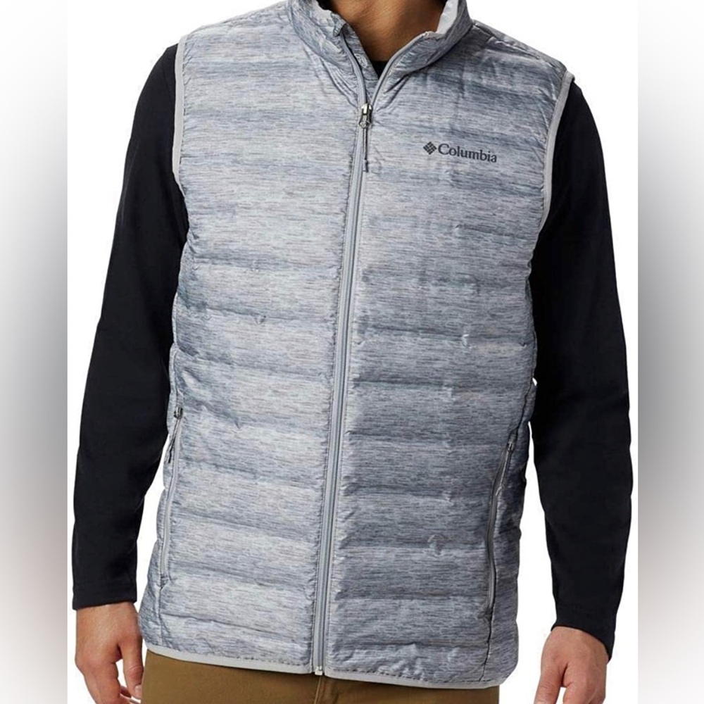 Men’s Columbia vest size Small grey NWT